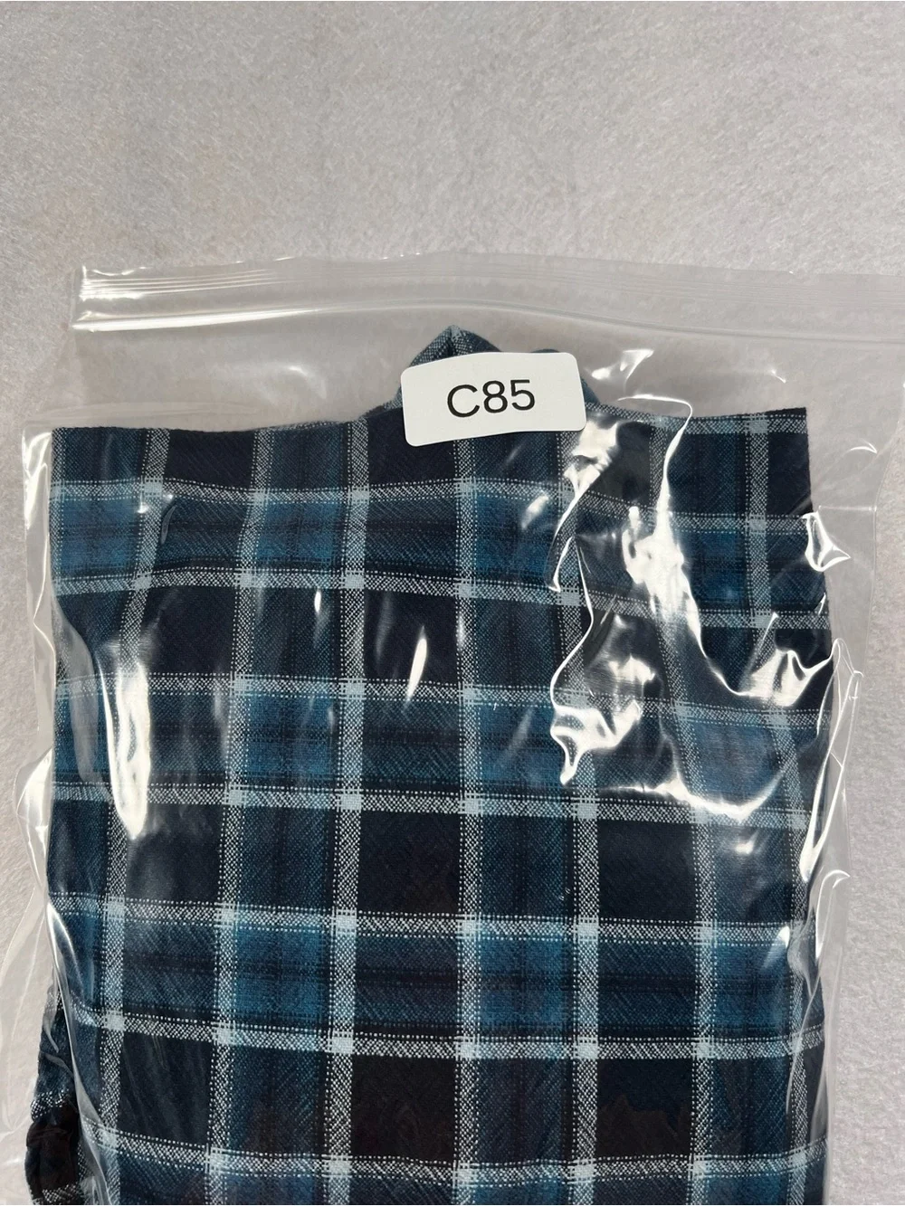 The North Face Men’s Large Blue Plaid Flannel Shirt Button Down Outdoor Hiking